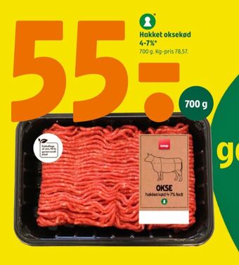 Coop 365 Coop hakket oksekød tilbud