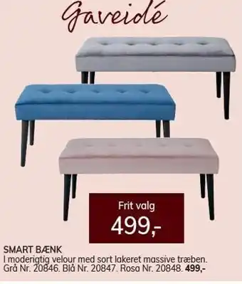 Daells Bolighus Smart bænk tilbud