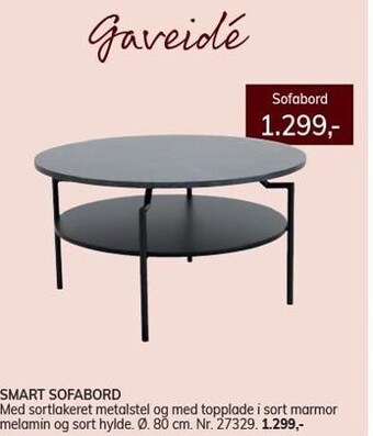 Daells Bolighus Smart sofabord tilbud