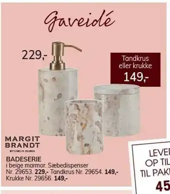 Daells Bolighus Badeserie margit brandt tilbud