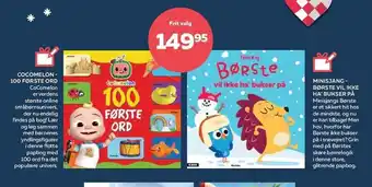 Cocomelon - 100 første ord el. minisjang - børste vil ikke ha' bukser på