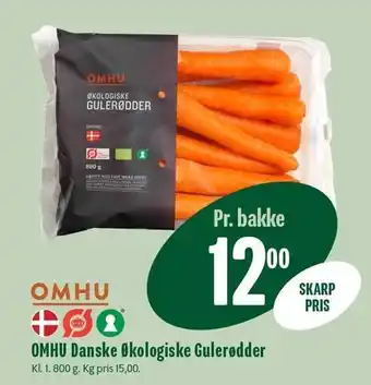 Min Købmand Omhu danske øko gulerødder tilbud