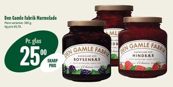 Min Købmand Den gamle fabrik marmelade tilbud