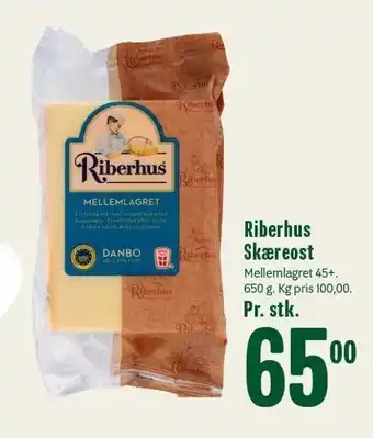 Min Købmand Riberhus skæreost tilbud