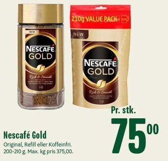 Min Købmand Nescafé gold tilbud
