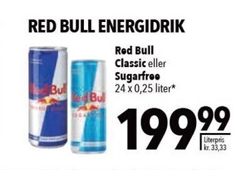 Citti Red bull energidrik tilbud