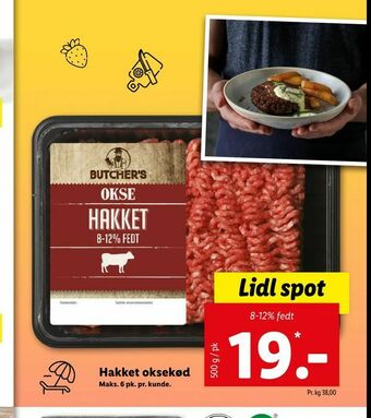 Let-Køb Hakket oksekød tilbud