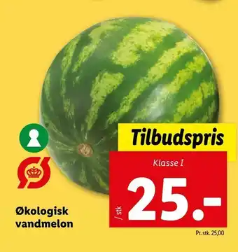 Økologisk vandmelon