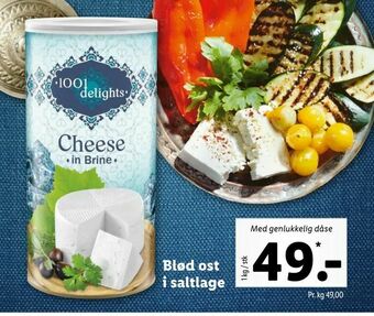 Let-Køb Blød ost i saltlage tilbud