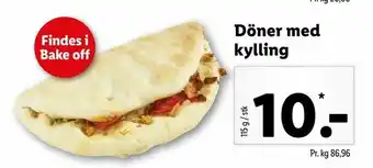 Let-Køb Döner med kylling tilbud