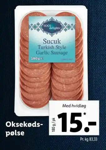 Oksekødspølse