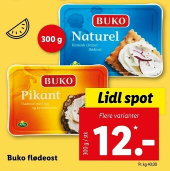 Let-Køb Buko flødeost tilbud