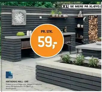 Rbr nordic-wall - grå
