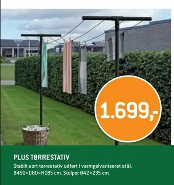 XL-BYG Plus tørrestativ tilbud