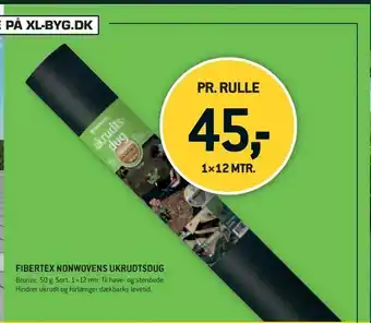 XL-BYG Fibertex nonwovens ukrudtsdug tilbud