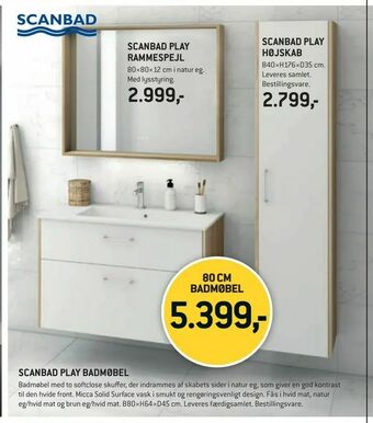 XL-BYG Scanbad play badmøbel tilbud