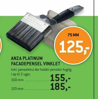 XL-BYG Anza platinum facadepensel vinklet tilbud