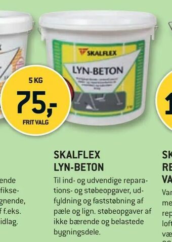 XL-BYG Skalflex lyn-beton tilbud