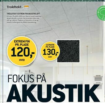 XL-BYG TROLDTEKT EXTREM FIN AKUSTIKLOFT tilbud