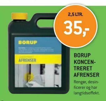 XL-BYG Borup koncentreret afrenser tilbud