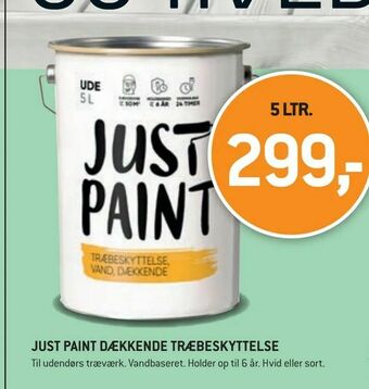 XL-BYG Just paint dækkende træbeskyttelse tilbud