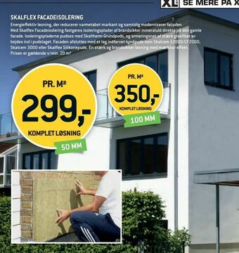 XL-BYG Skalflex facadeisolering tilbud