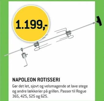 XL-BYG Napoleon rotisseri tilbud