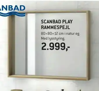 XL-BYG Scanbad play rammespejl tilbud