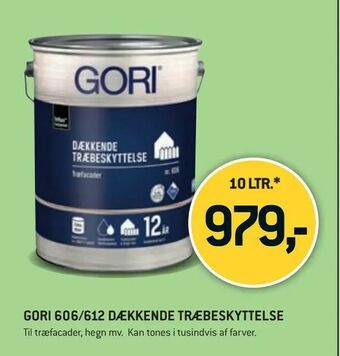 XL-BYG Gori 606/612 dækkende træbeskyttelse tilbud