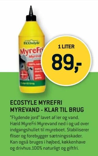 XL-BYG Ecostyle myrefri myrevand - klar til brug tilbud