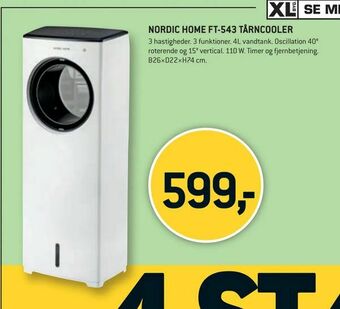 XL-BYG Nordic home ft-543 tårncooler tilbud