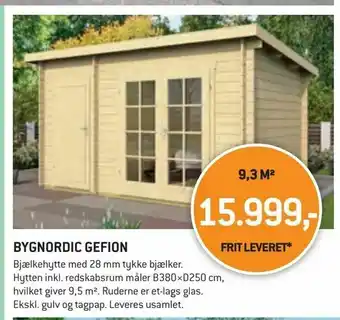 XL-BYG BYGNORDIC GEFION tilbud