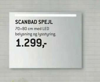 Scanbad spejl