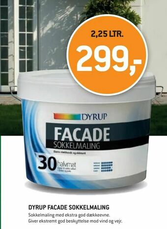 XL-BYG Dyrup facade sokkelmaling tilbud