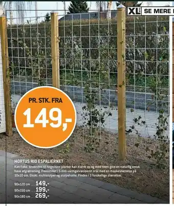 XL-BYG Hortus rio espaliernet tilbud