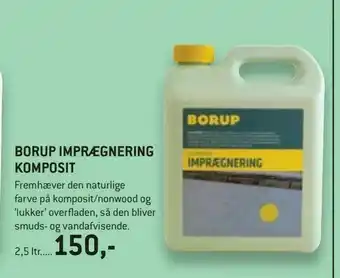 Borup imprægnering komposit