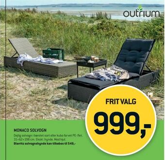 XL-BYG Monaco solvogn tilbud