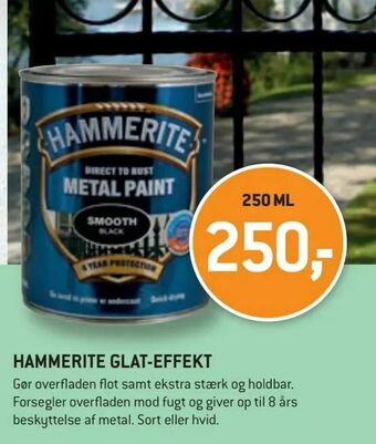 Hammerite glat-effekt