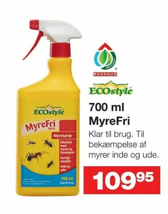 Bauhaus 700 ml MyreFri tilbud