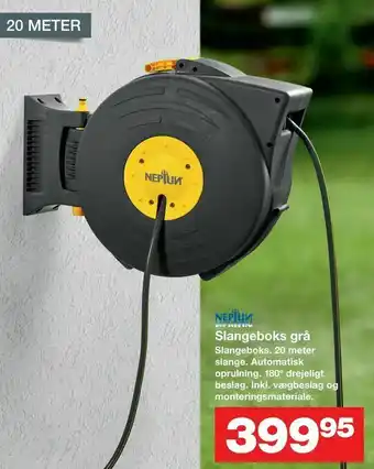 Bauhaus Slangeboks grå tilbud