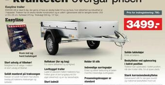 Bauhaus Easyline trailer tilbud