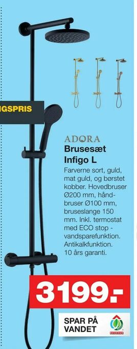 Bauhaus Brusesæt Infigo L tilbud