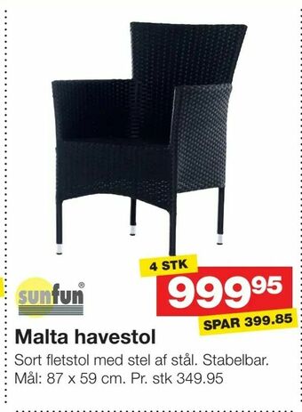 Malta havestol