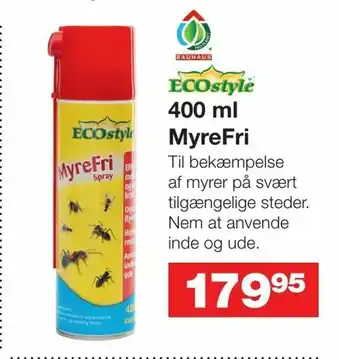 Bauhaus 400 ml MyreFri tilbud