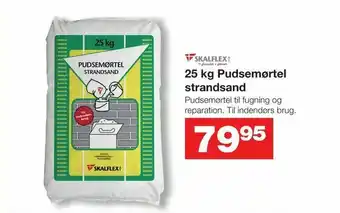25 kg Pudsemørtel strandsand