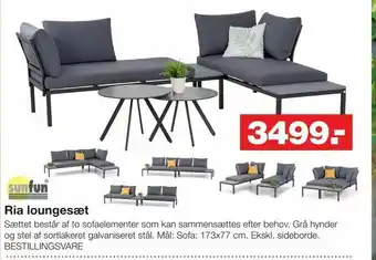 Bauhaus Ria loungesæt tilbud