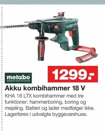 Akku kombihammer 18 V