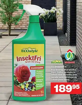 Bauhaus 1 l InsektFri tilbud