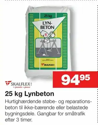 25 kg Lynbeton