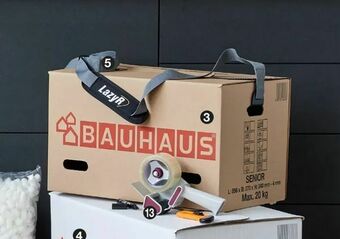 Bauhaus Flyttekasse senior brun 4 mm tilbud